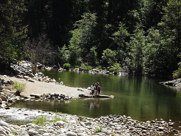 Swimming hole within easy walking distance