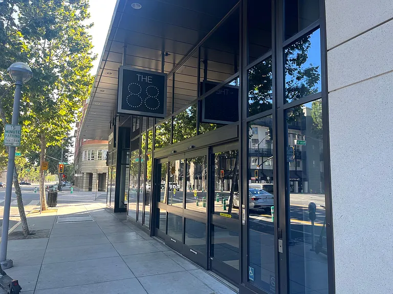 Building main entrance.