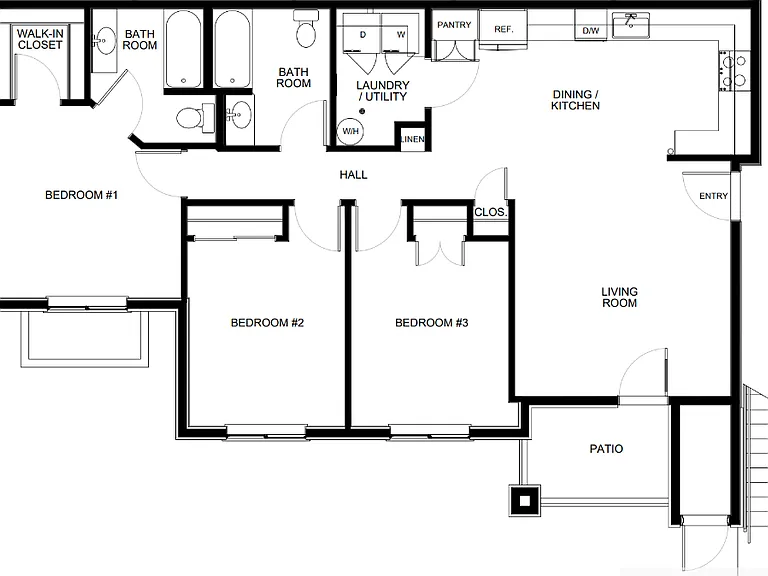 3 Bedroom (3A) Type B 3 Bedroom (3A) Type B