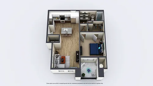 Floor plan 1B