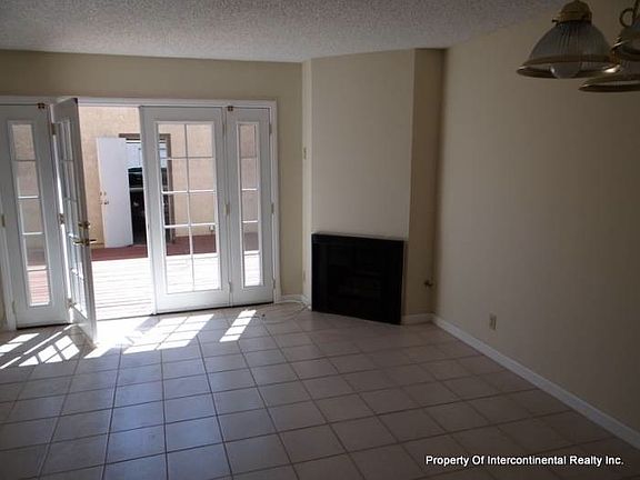 Living area w/ fireplace