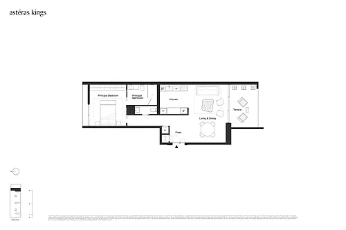 Floor plan 1 Bedroom