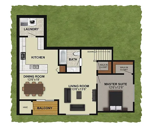 Floor plan The Arcadia