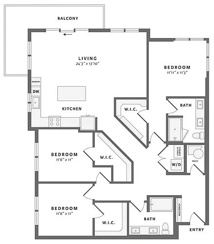 Floor plan C1