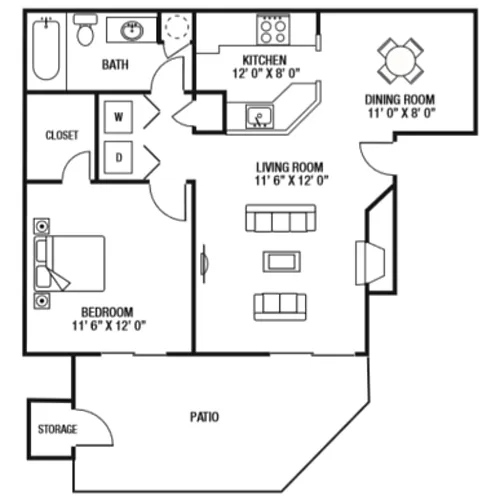 Floor plan Blackmore