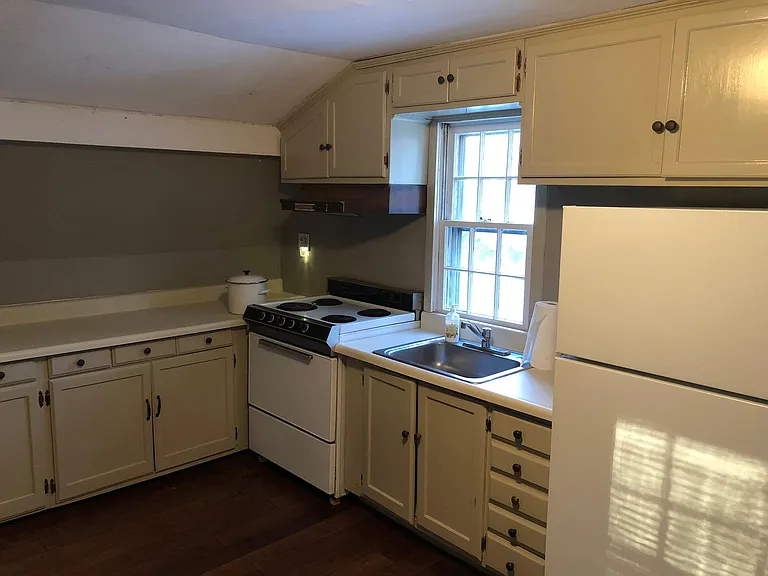 Kitchen with newer stove