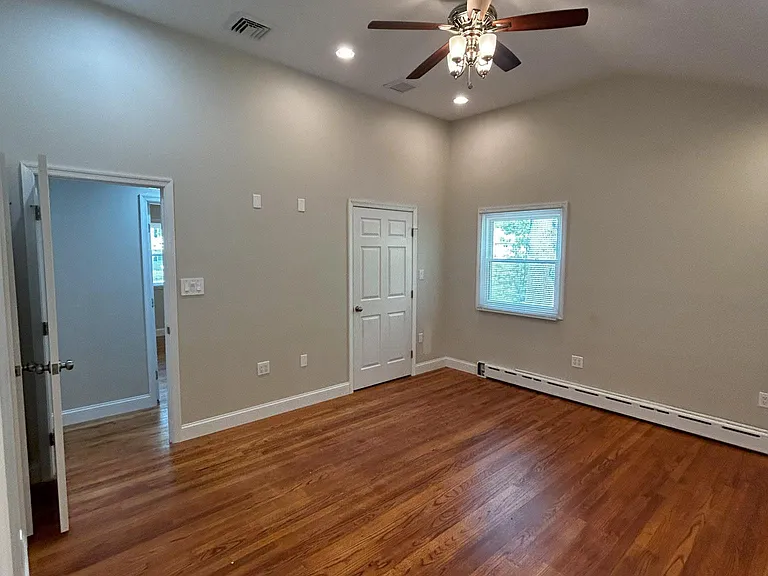 cathedral ceiling in master bedroom