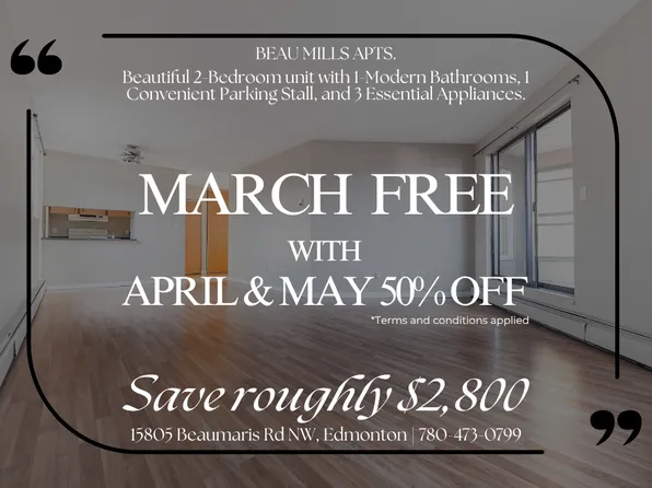 15805 Beaumaris Rd NW #1-Bedroom, Edmonton, AB T5X 5H1