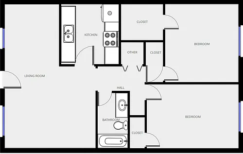 Floor plan Ponderosa Pine WD