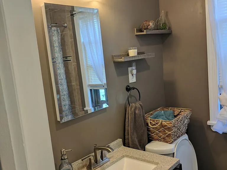 Newly renovated bathroom