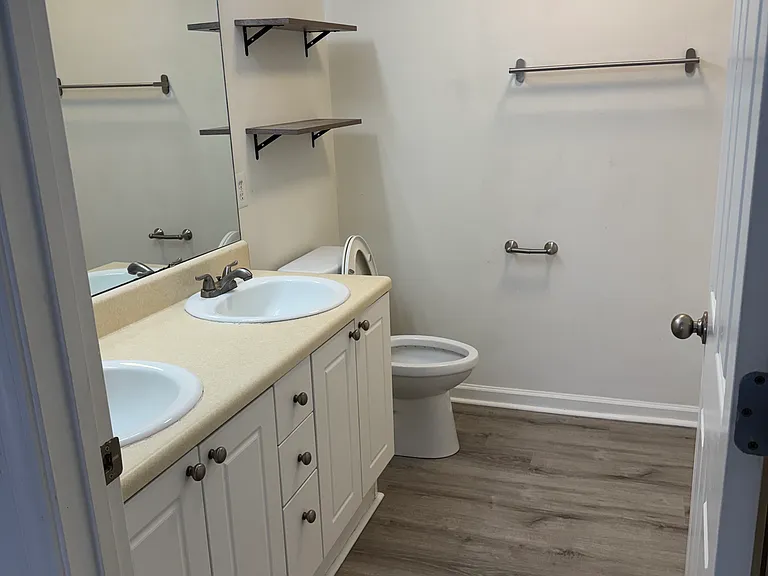 Dual vanity in Master bathroom