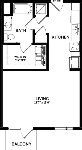 The Charge floor plan Connection at Southside