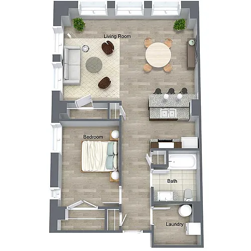 Floor plan Findlay Loft II