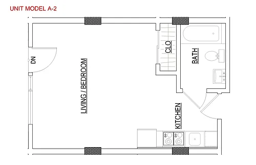 Floor plan Model A-2