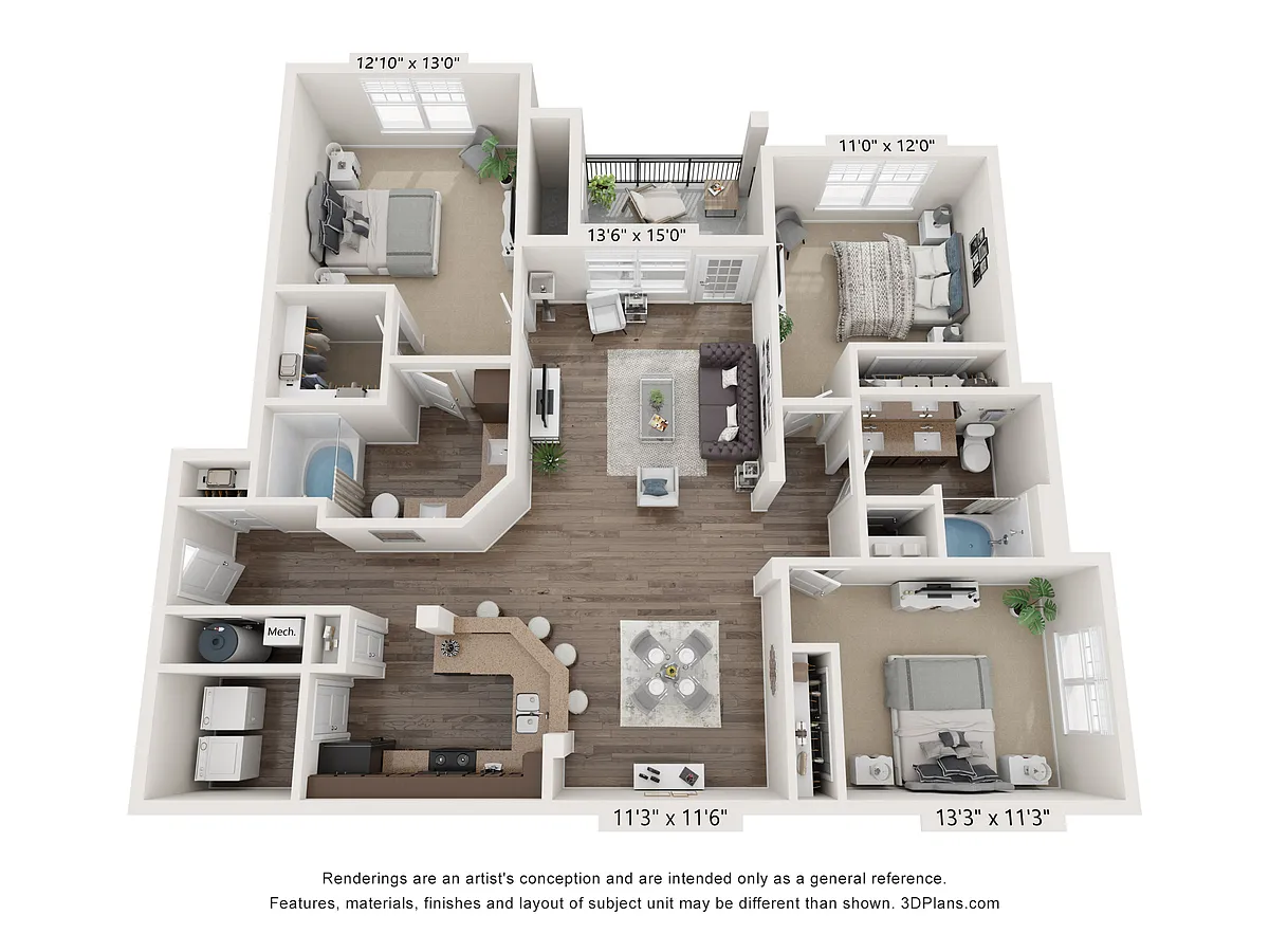 Floor plan C1