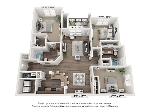 Floor plan C1