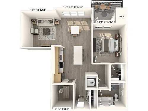 Floor plan AM20-Dc