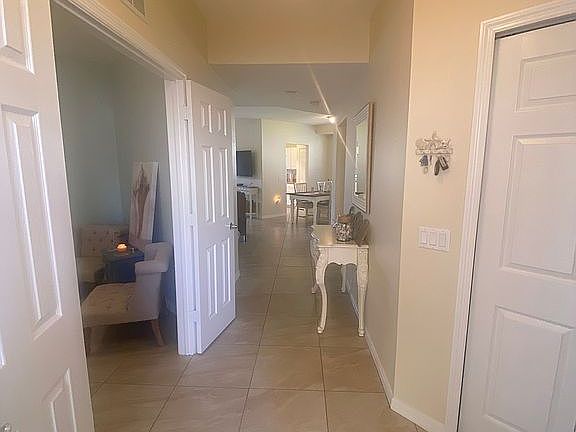 Entry/Foyer with den to left