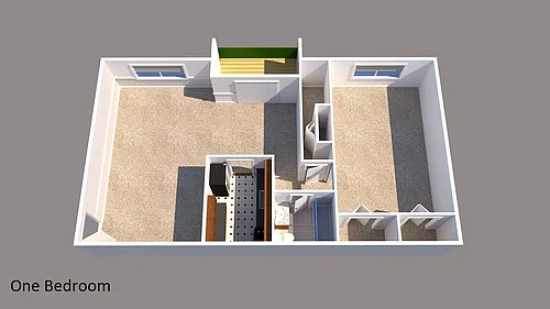 Floor plan 1 Bed 1 Bath