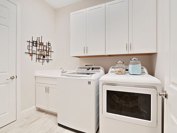 Convenient laundry room