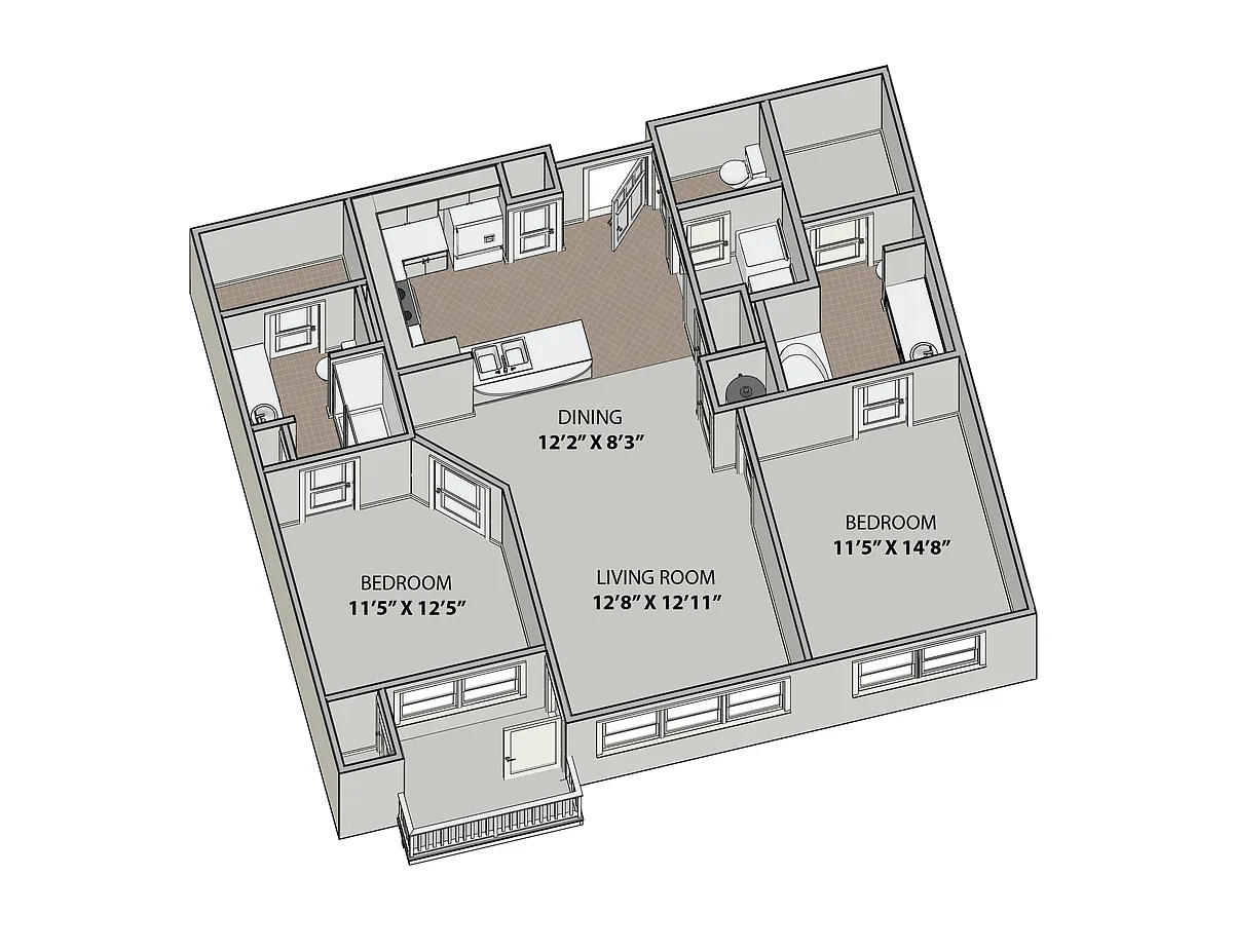 Floor plan B2
