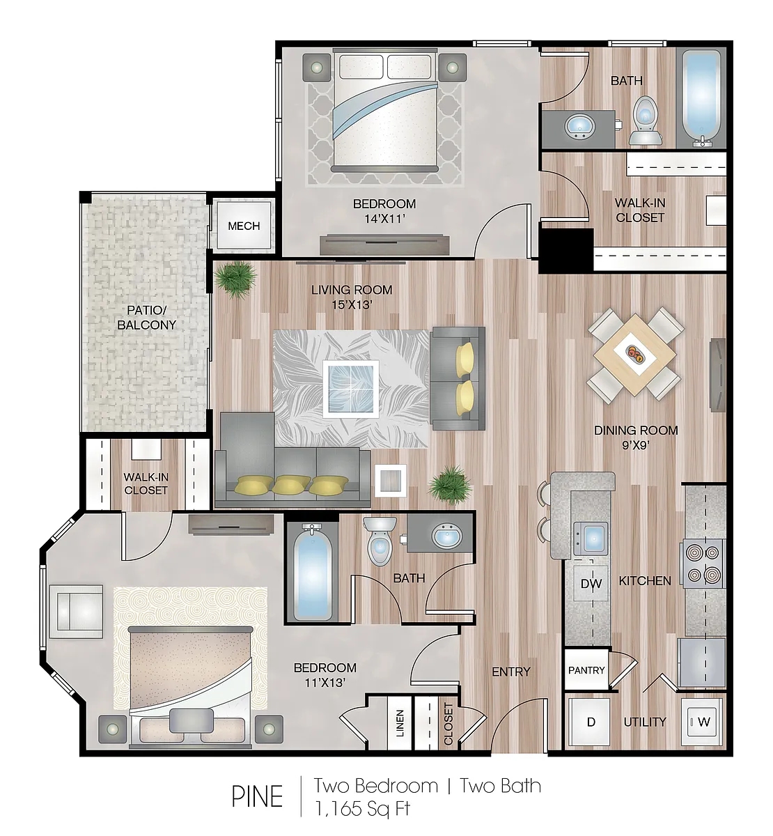 Floor plan Pine