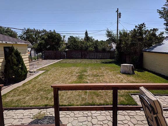 Large backyard