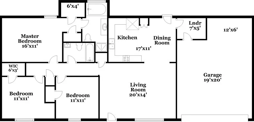3 bed, 2.0 bath, 1366 sqft, $2,135 — Photo 2