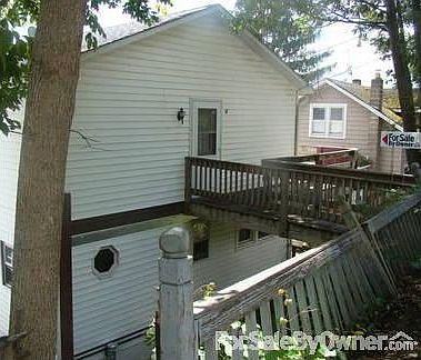 View from the road of the top floor