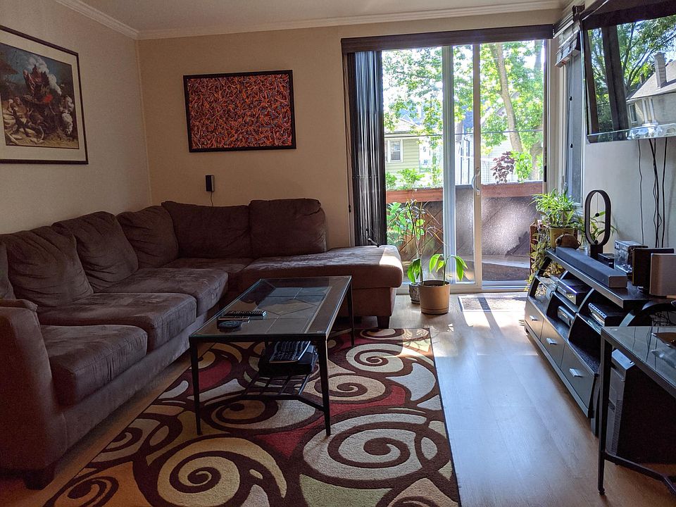 Living space with access to deck
