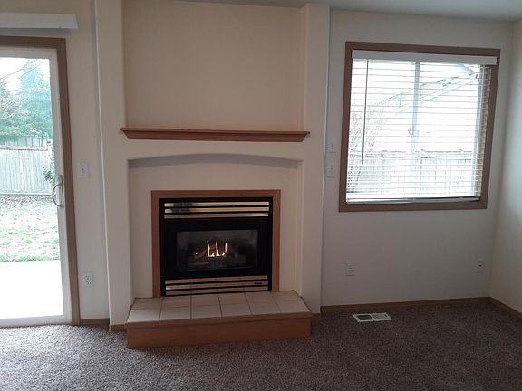 gas fireplace in family room