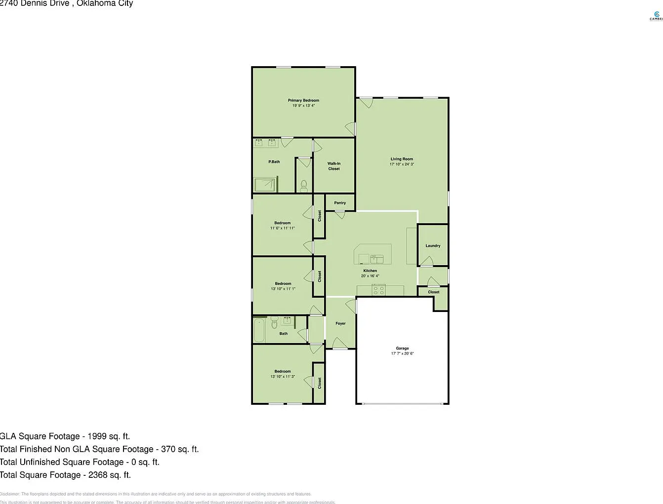 Very Nice 4 Bedroom 2 Bath Home in Yukon Schools — Photo 3