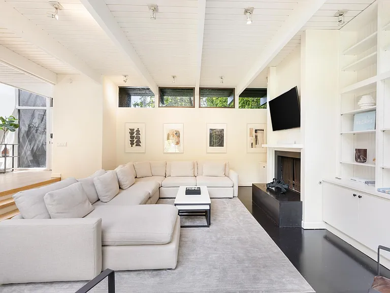 Relaxation awaits in the downstairs living room!