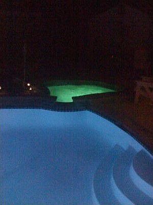 Pool with light show