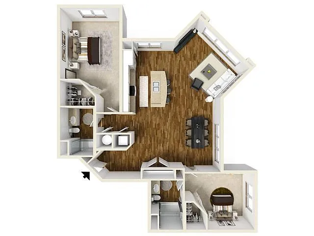 Floor plan The Caswell