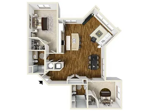 Floor plan The Caswell