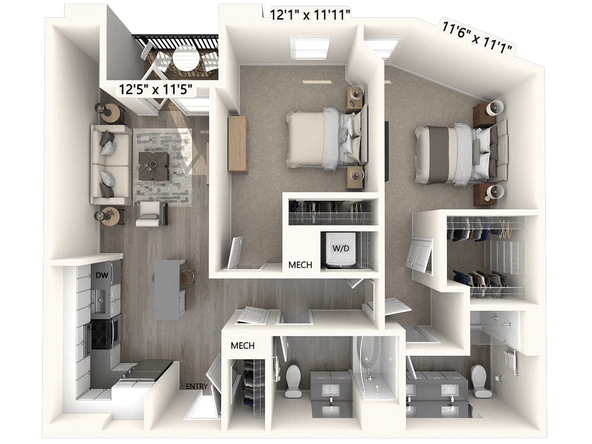 Floor plan B5U