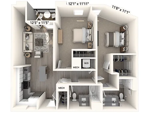 Floor plan B5U