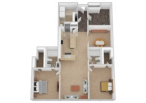 Floor plan The Vienna - Renovated