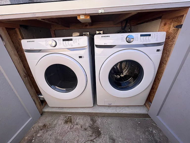 Brand new washer and dryer.