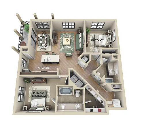 Floor plan Riverside