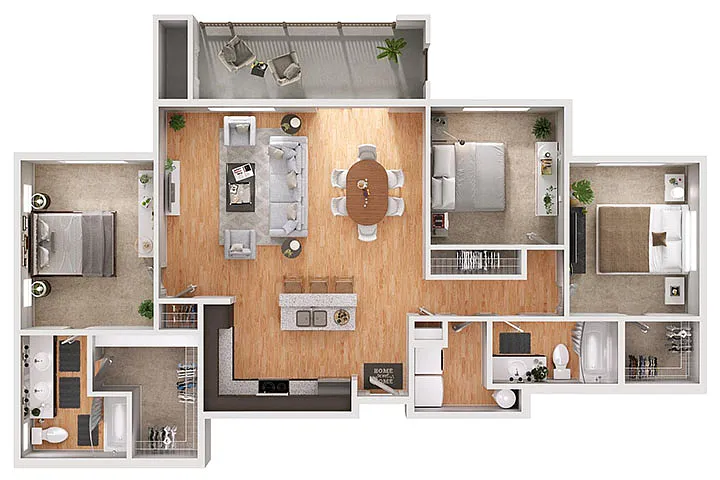 Floor plan C2A