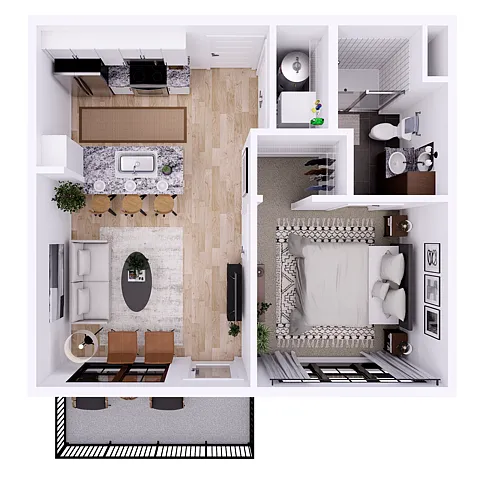Floor plan Thomas-1A