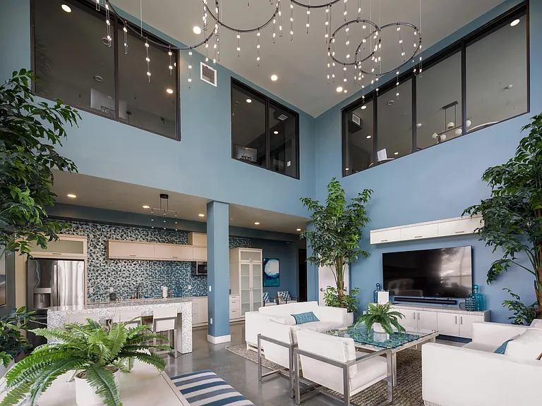 Lounge with an entertaining kitchen that supports hosting and community events.