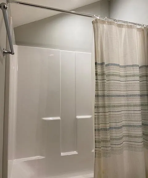 Upstairs bathroom for bedroom #3.