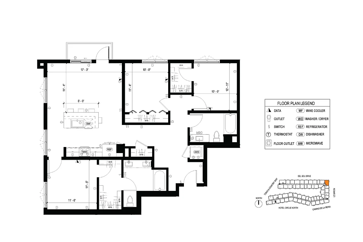 Floor plan D2 3 Bedroom