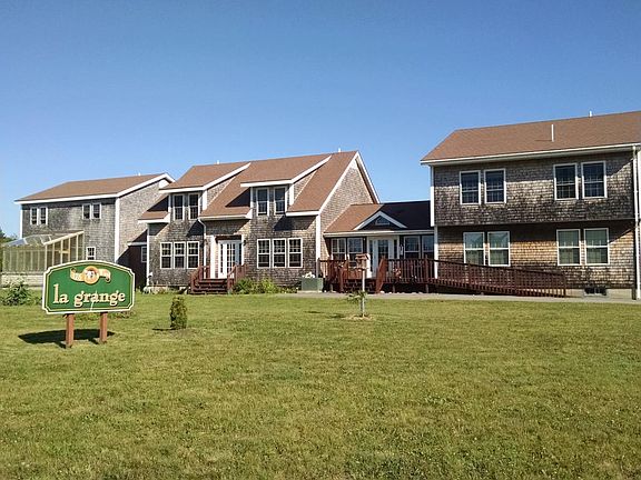 Front of the building.