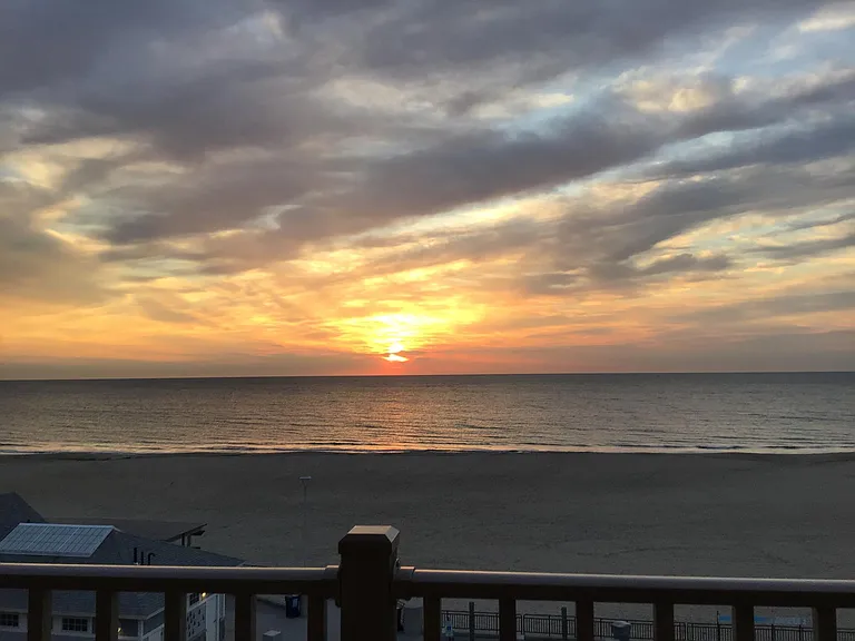 Sunrise view from your private balcony
