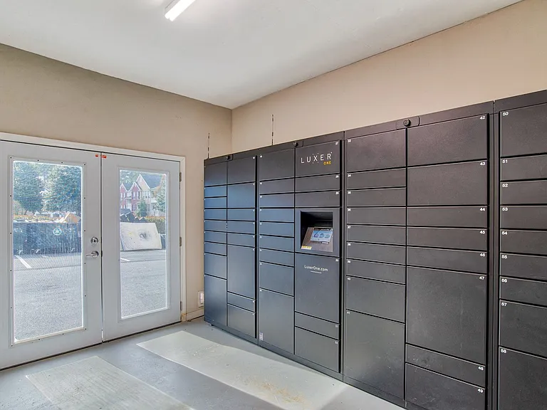 Secure package delivery with Luxer package system