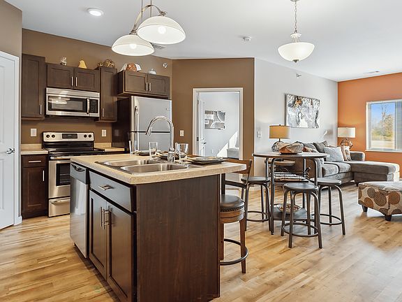 Kitchen Island with Breakfast Bar